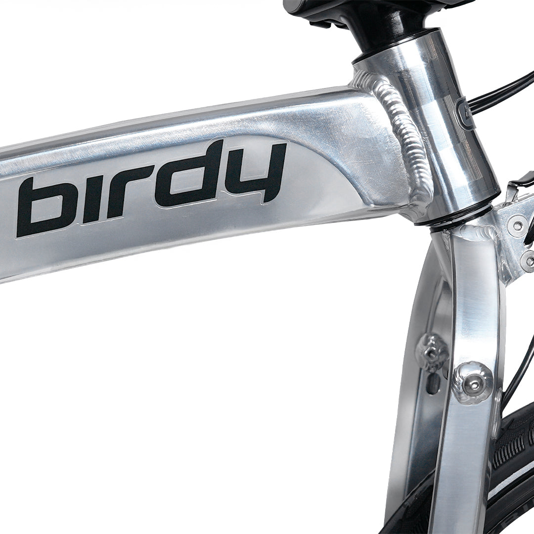 Birdy R20 in Polished Silver | 11-Speed | Performance Foldable Bike