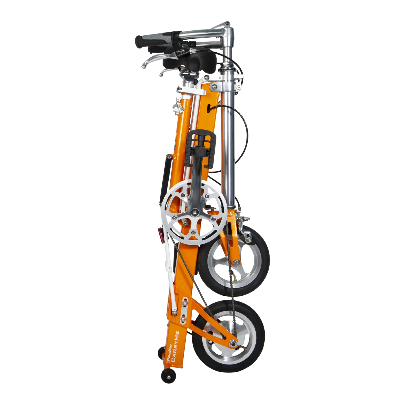 CarryMe | Single Speed Foldable Bike | Amber Orange