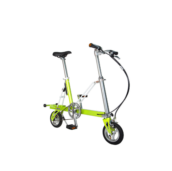 CarryMe Compact Foldable Bike in Lime Green