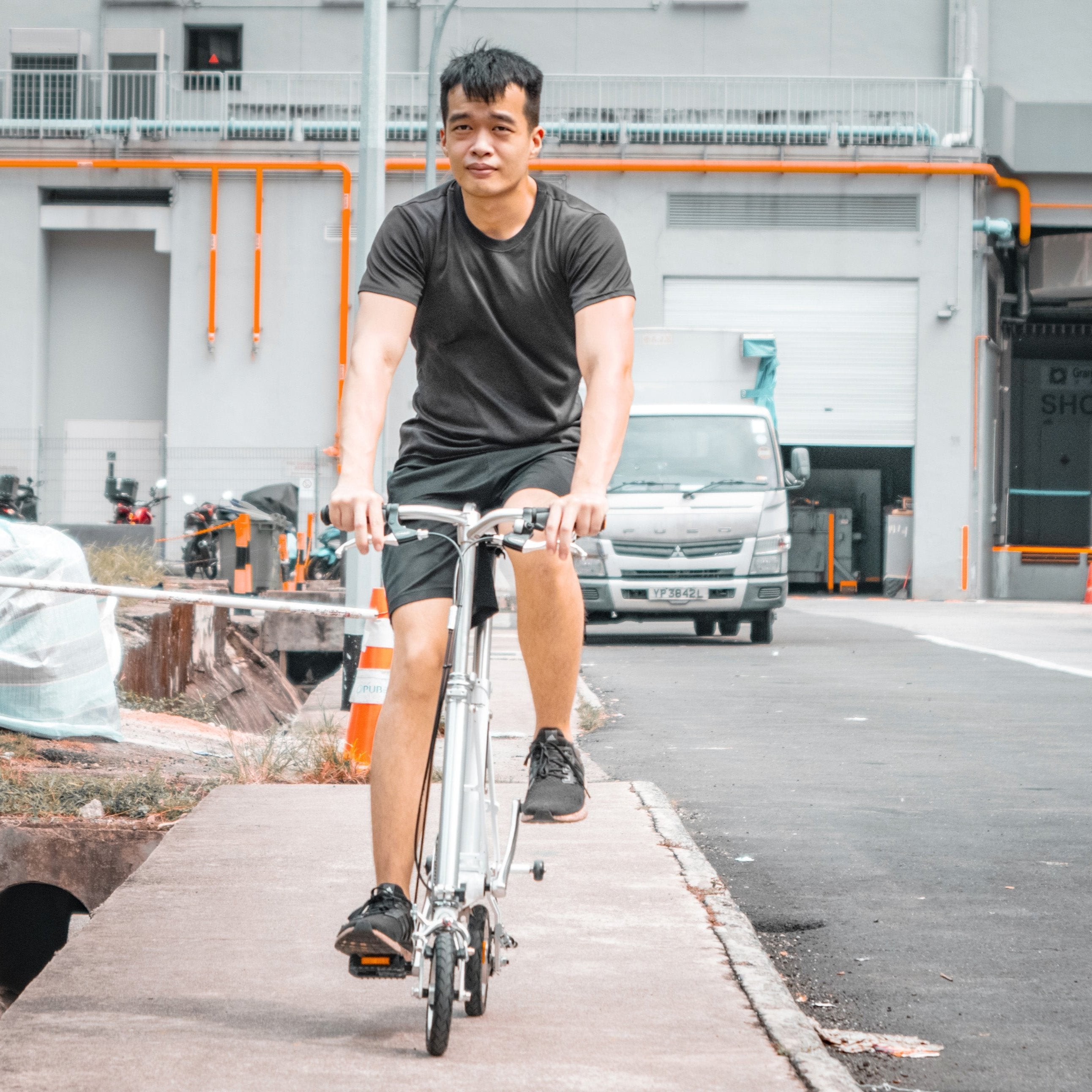 CarryMe | Single Speed Foldable Bike | White