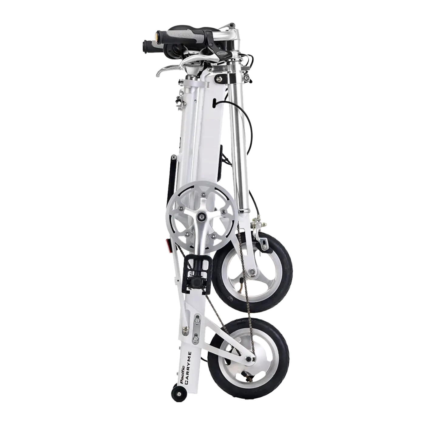 CarryMe | Single Speed Foldable Bike | White