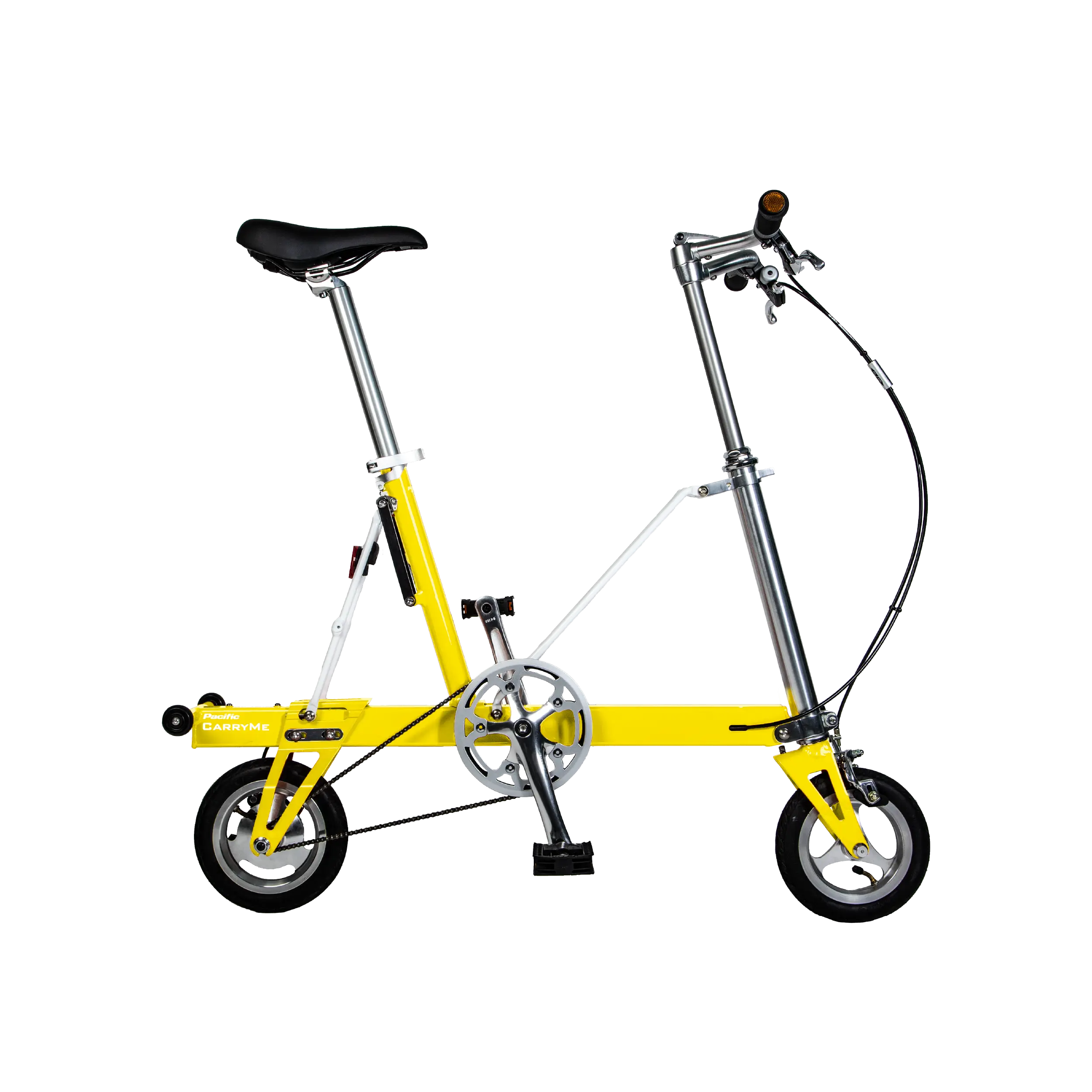 CarryMe | Single Speed Foldable Bike | Yellow