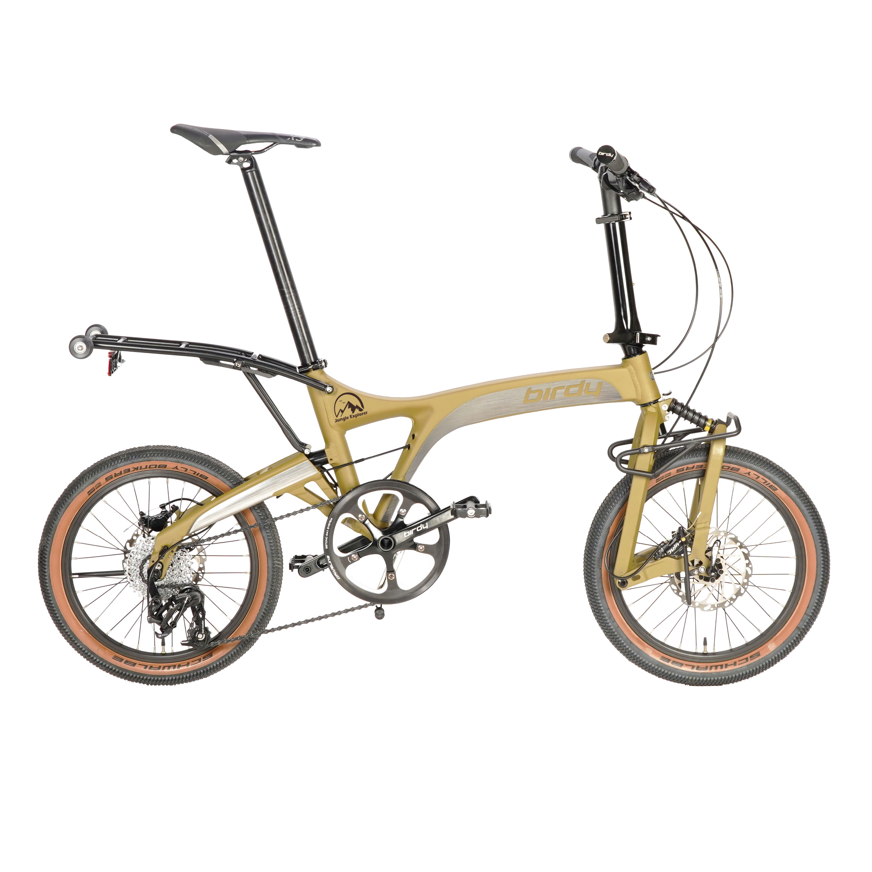 Birdy Jungle Explorer Limited Edition with FIVE Free Gifts | 10-Speed | Performance Foldable Bike