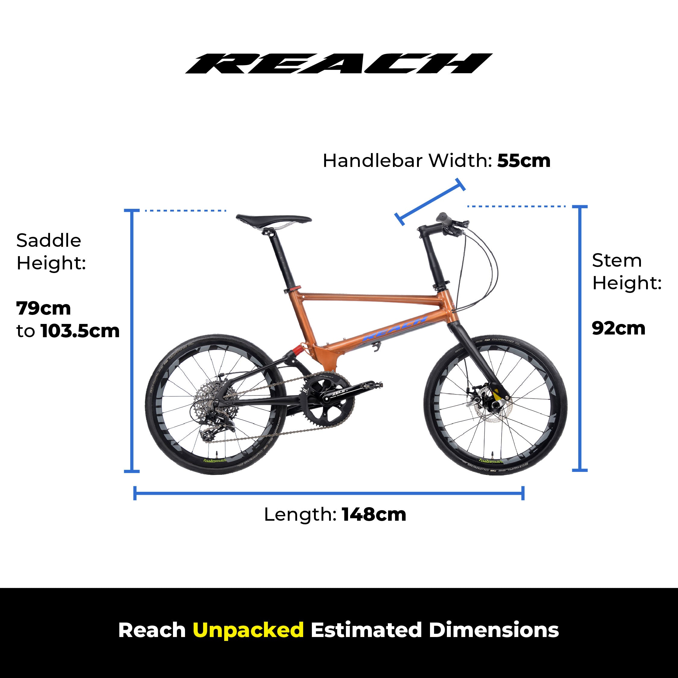 Reach | 11-Speed | Packable Road Bike | Aquamarine