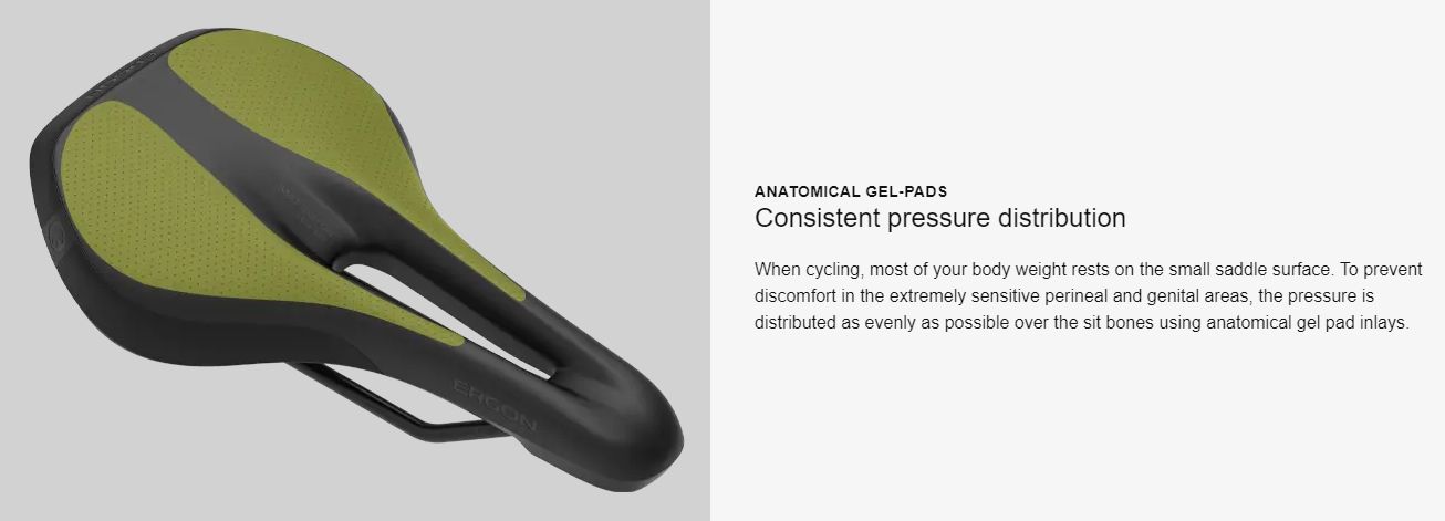 Ergon SMC Sport Gel Women Saddle - Mighty Velo