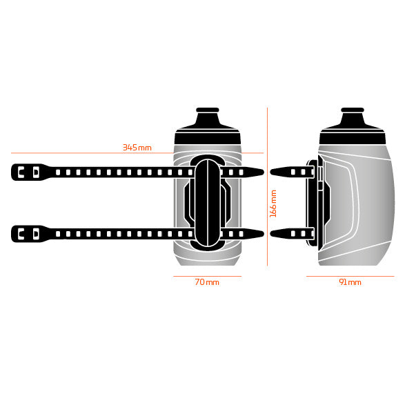 Fidlock TWIST bottle 450 kids + uni base - Mighty Velo