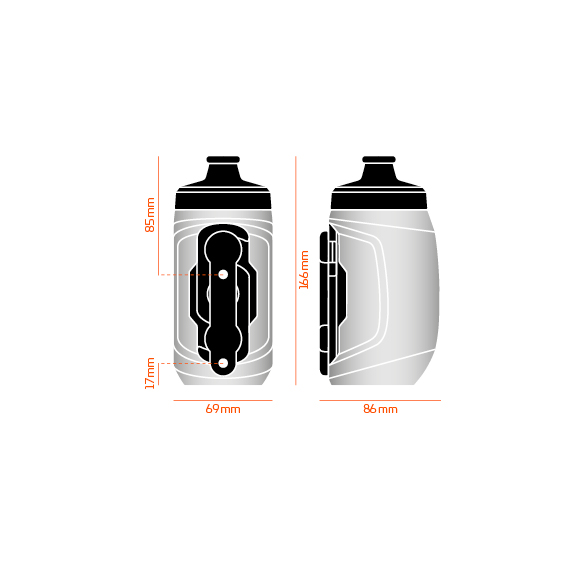 Fidlock TWIST bottle 450 kids + bike base - Mighty Velo