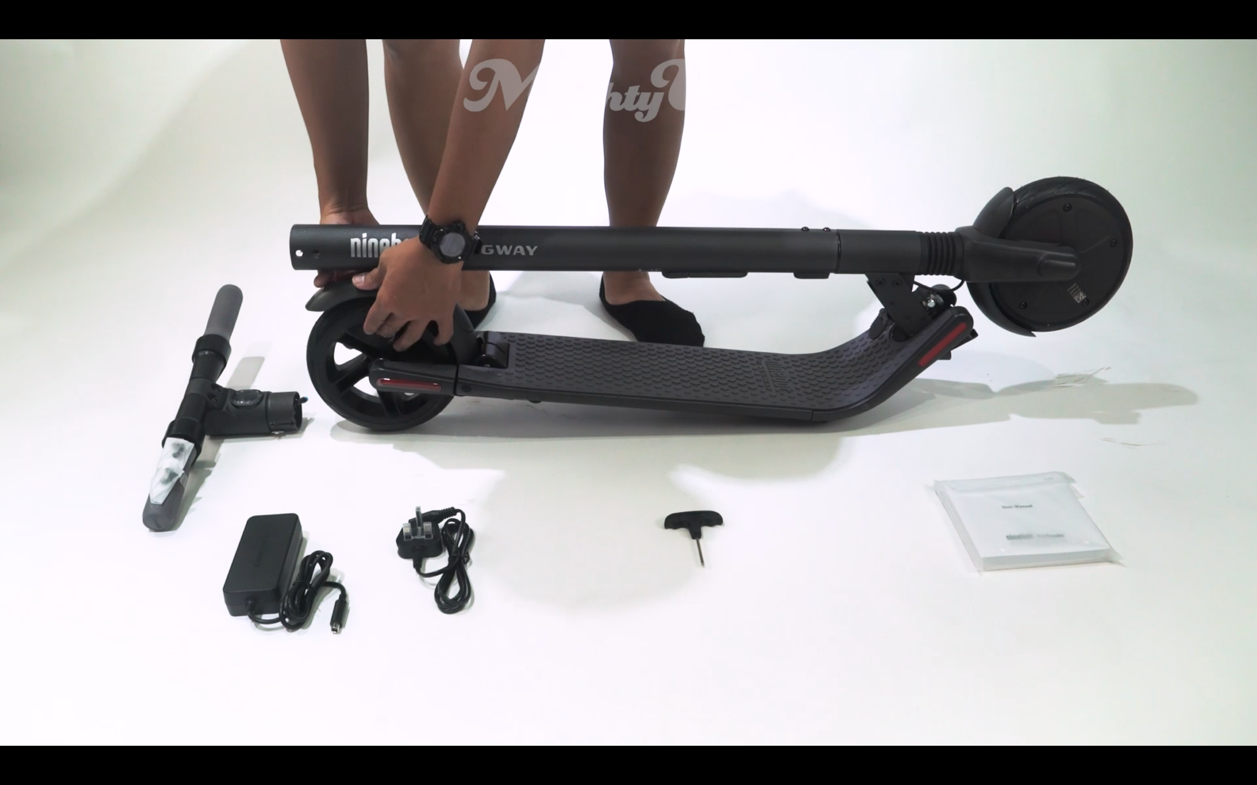 Segway Ninebot ES2 How to assemble your new escooter. Mighty Velo