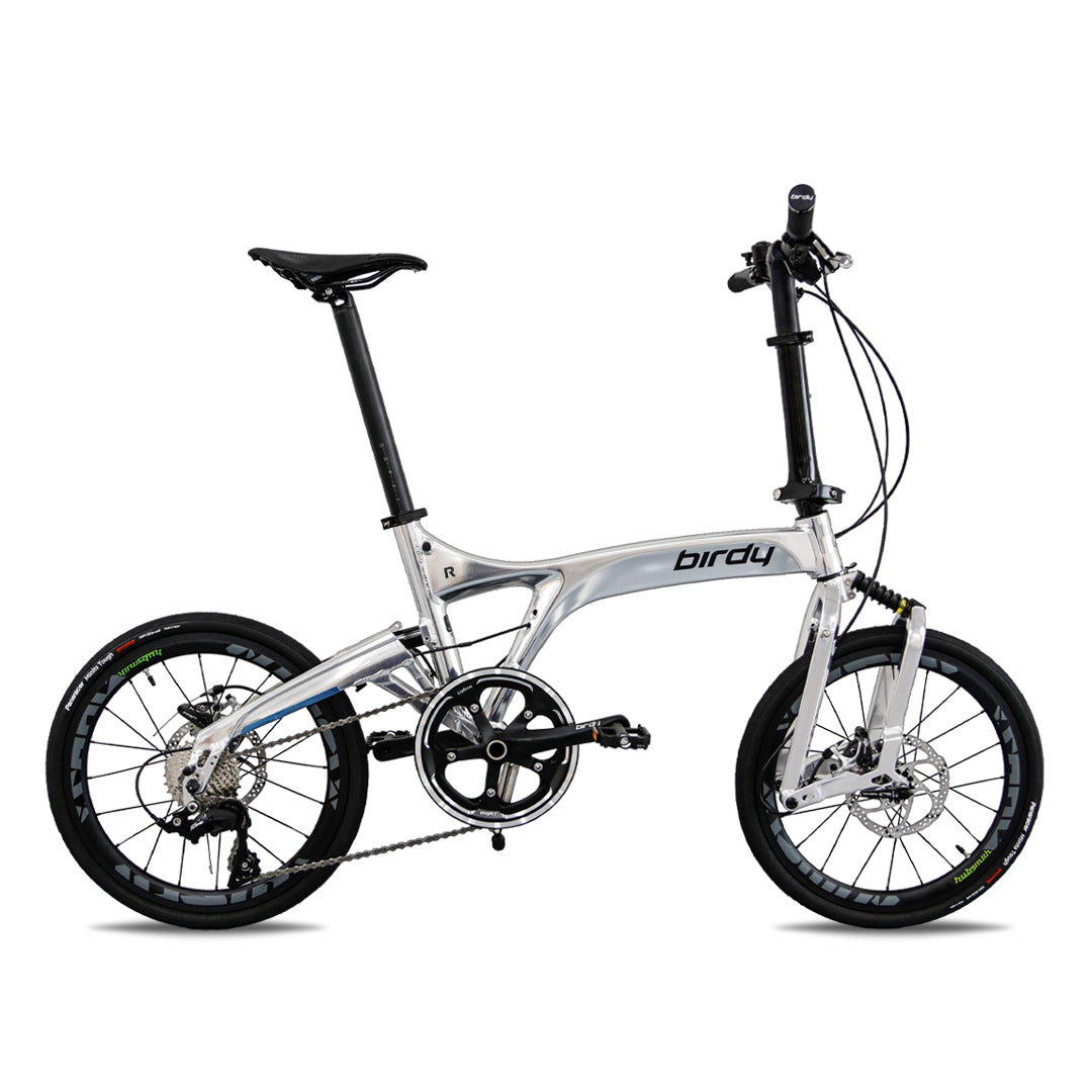 Birdy R20 in Polished Silver | 11-Speed | Performance Foldable Bike