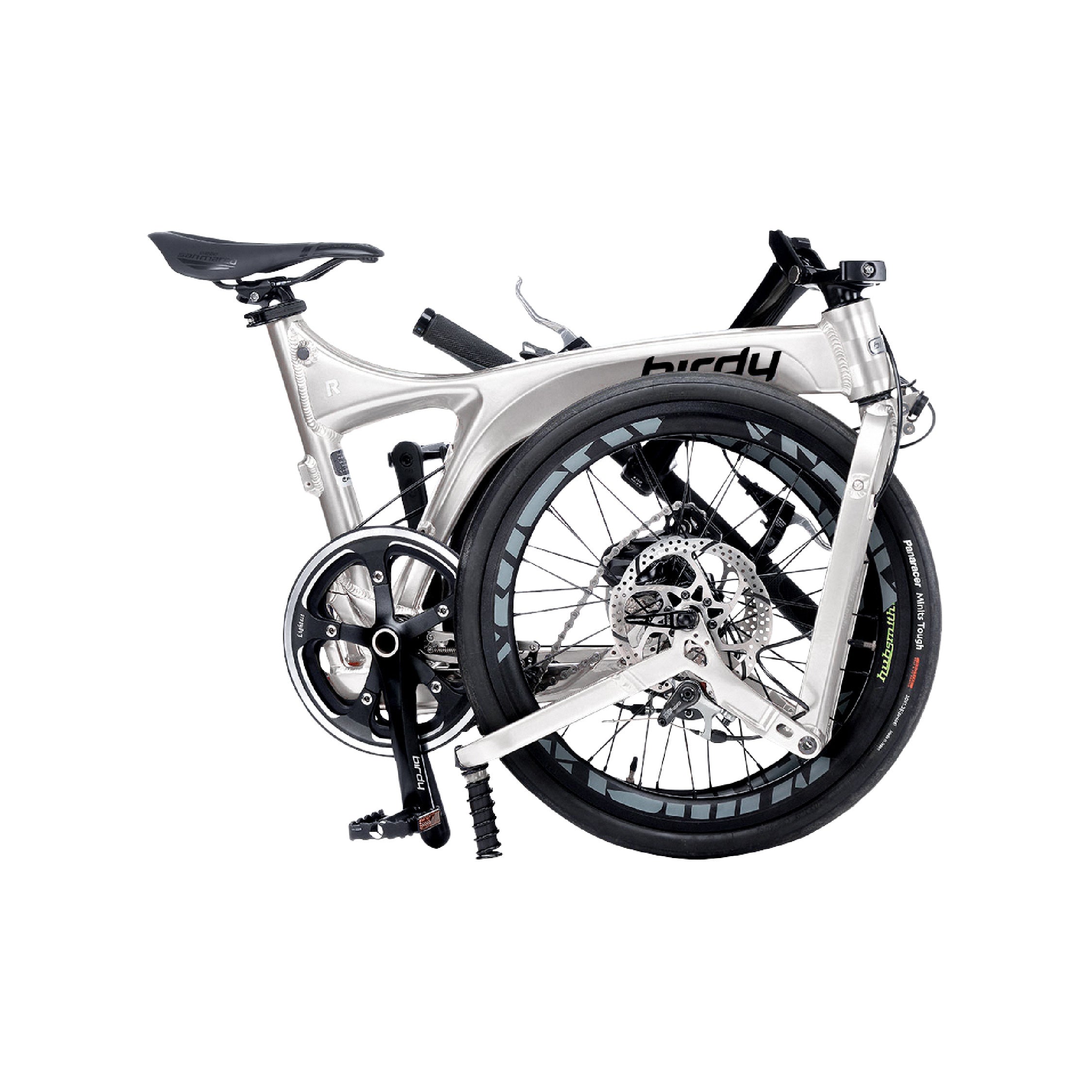 Birdy R20 in Polished Silver | 11-Speed | Performance Foldable Bike