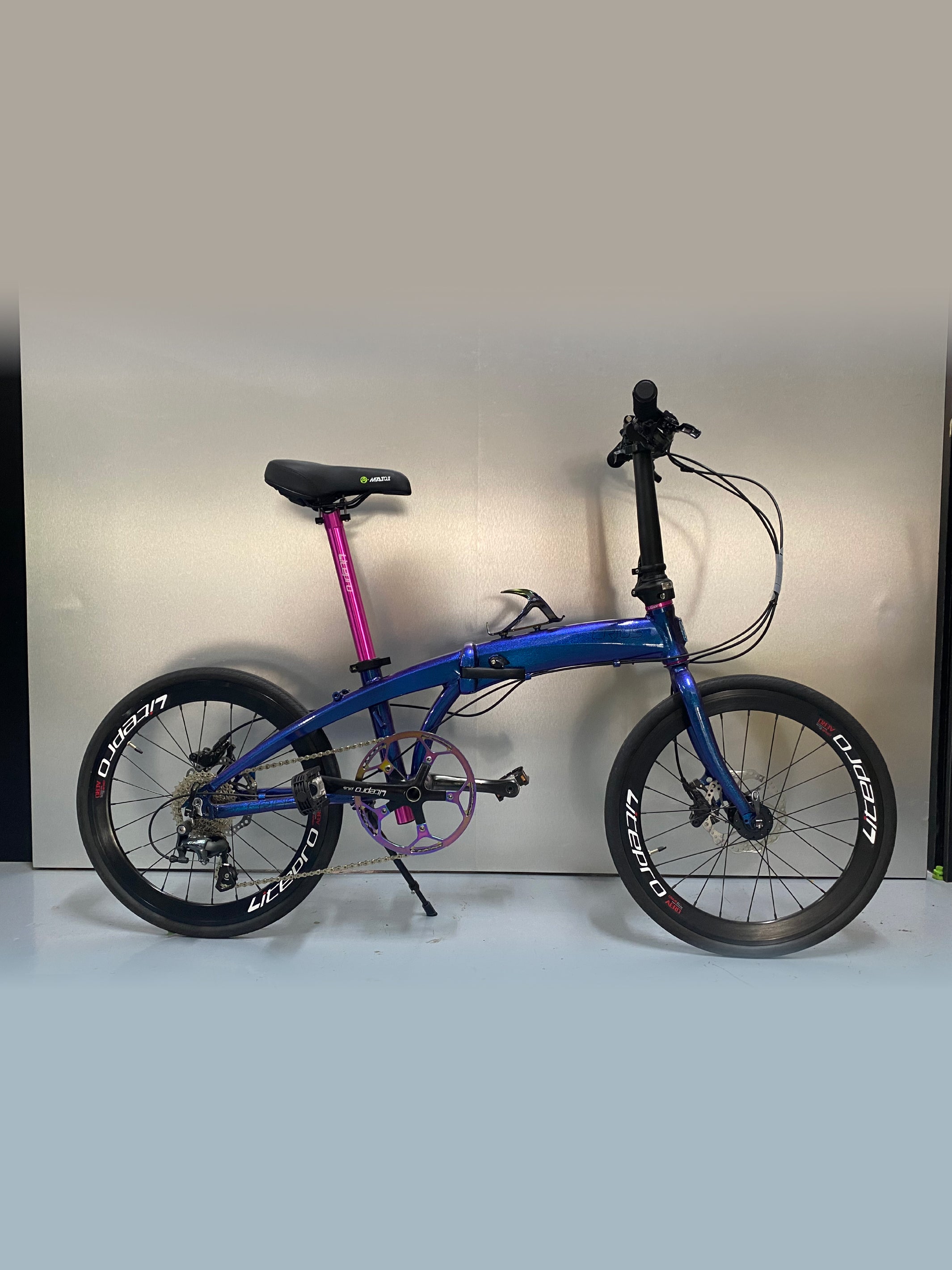 Crius Purple 451 20" folding bike