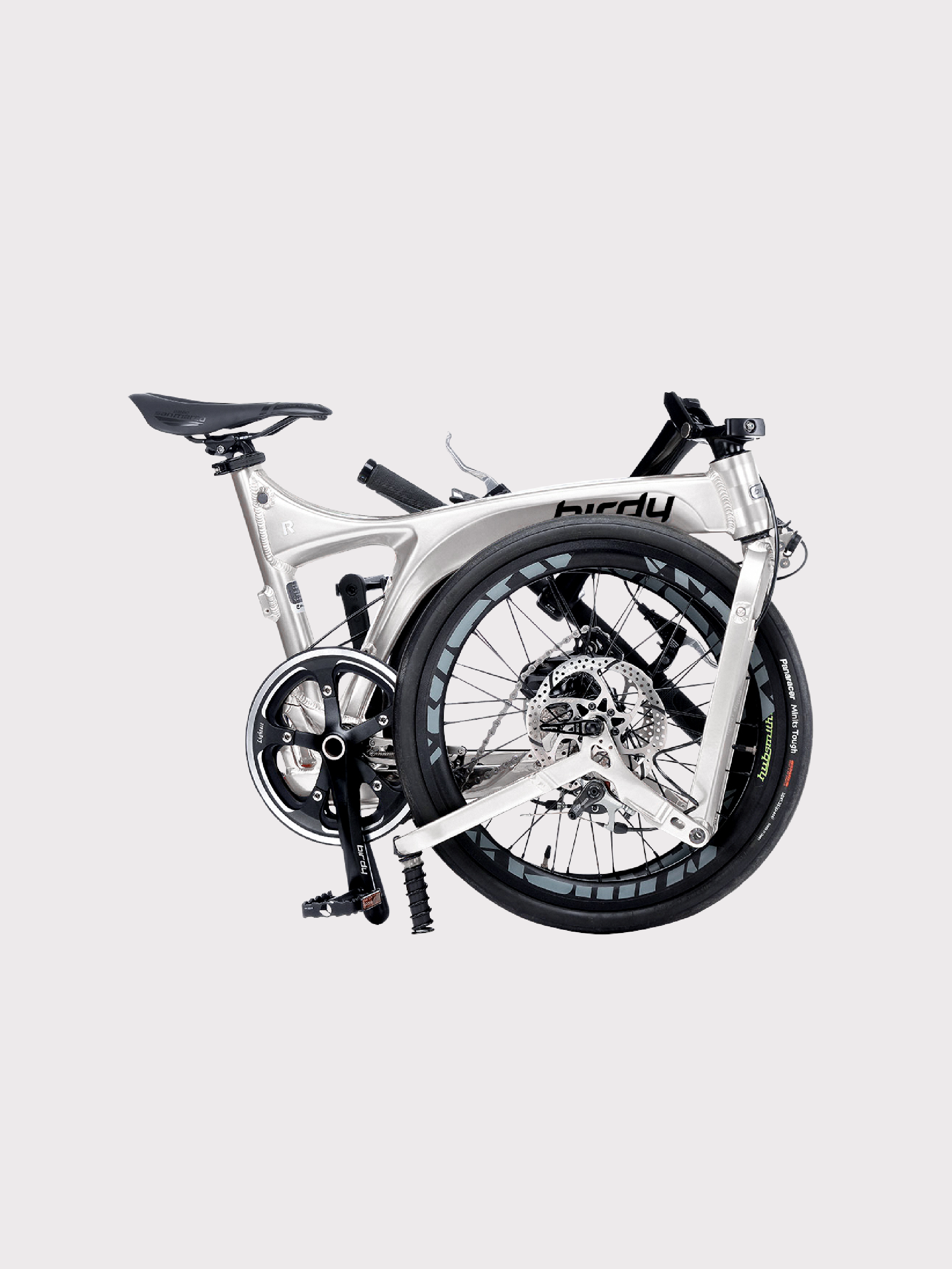 Birdy R20 in Polished Silver | 11-Speed | Performance Foldable Bike