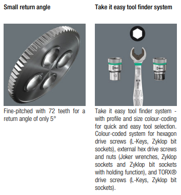 WERA 8100 SC 8 Zyklop Metal Ratchet Set with switch lever, 1/2" drive, metric, 28 pieces - Mighty Velo