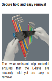 WERA 3967/9 TX SXL Multicolour HF Stainless 1 L-key set with holding function, stainless, 9 pieces - Mighty Velo