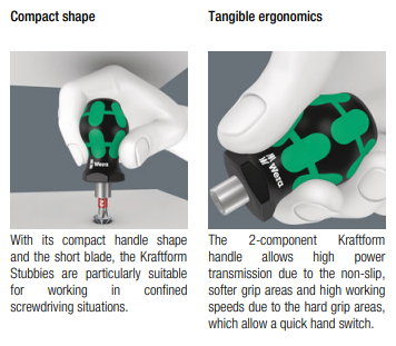 WERA Kraftform Kompakt Stubby 1, 19 pieces - Mighty Velo