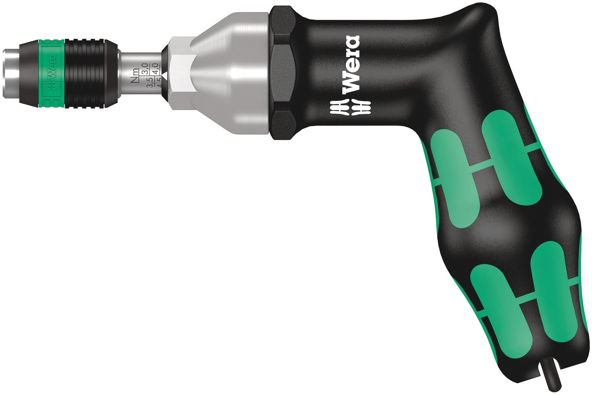 WERA Series 7443 Kraftform pistol handle, adjustable torque screwdrivers (4.0-8.8 Nm) with Rapidaptor quick-release chuck - Mighty Velo