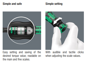 WERA Click-Torque B 1 torque wrench with reversible ratchet, 10-50 Nm - Mighty Velo