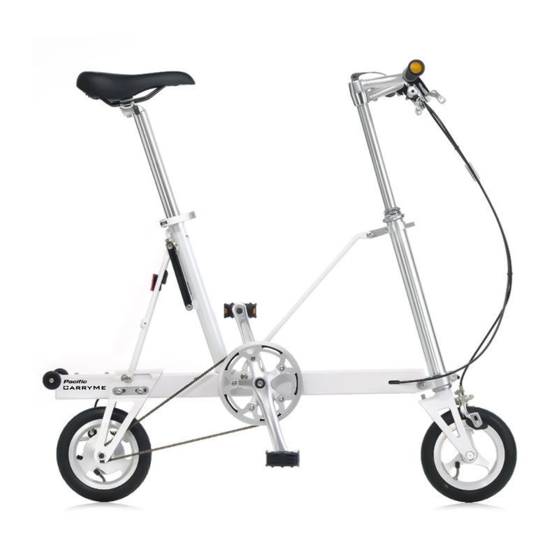 CarryMe Compact Foldable Bike in White - Mighty Velo