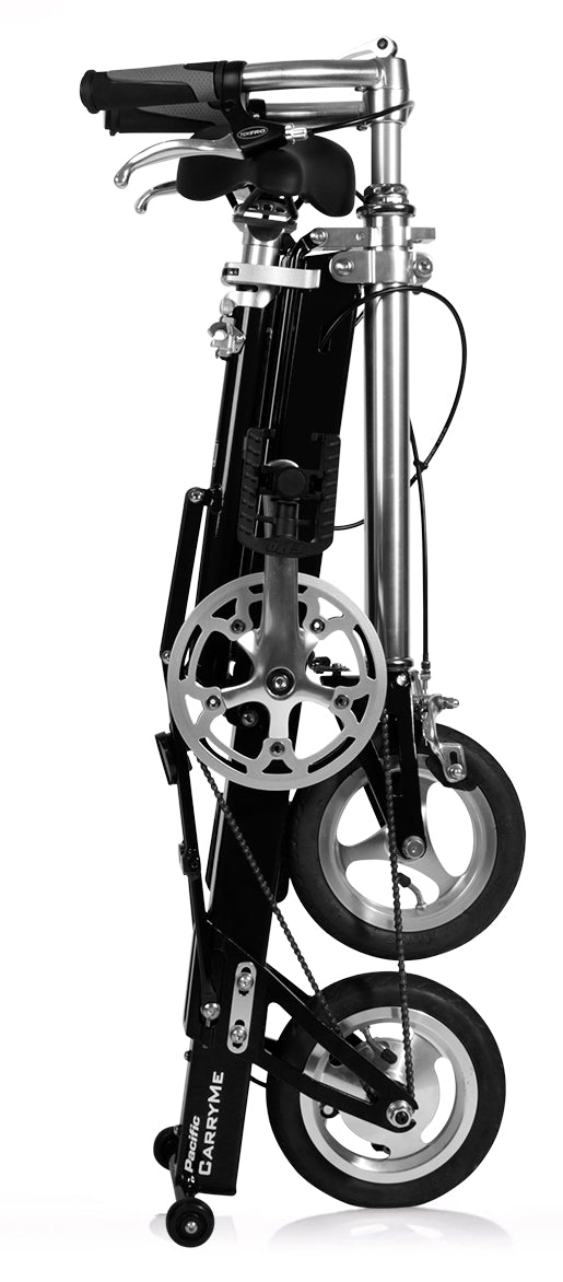 CarryMe Compact Foldable Bike in Black - Mighty Velo