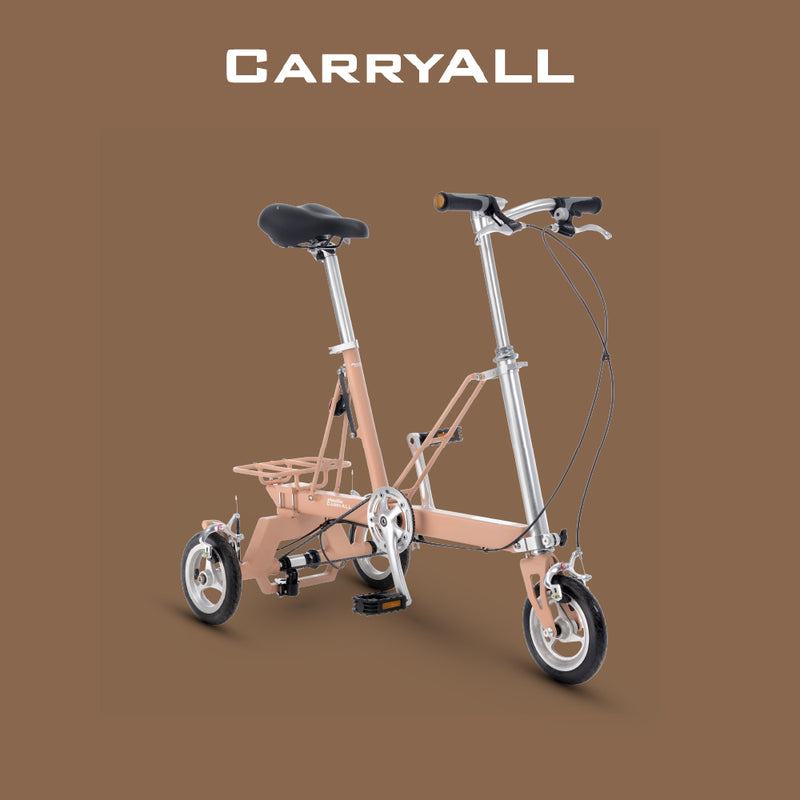 CarryAll Foldable Tricycle in Khaki Brown