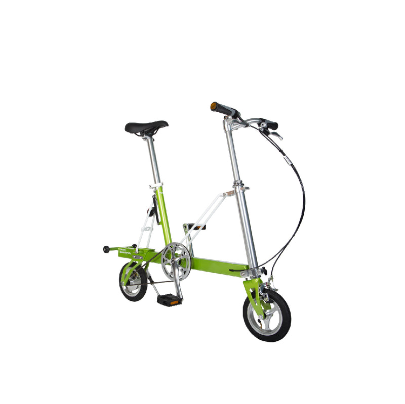 CarryMe Compact Foldable Bike in Lime Green - Mighty Velo