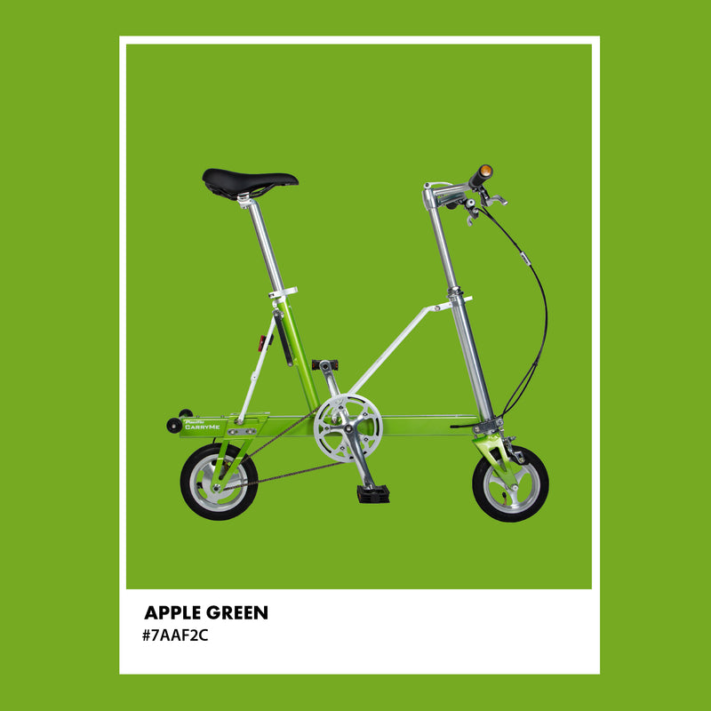 CarryMe Compact Foldable Bike in Apple Green