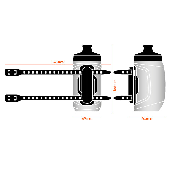 Fidlock TWIST bottle 450 + uni base - Mighty Velo