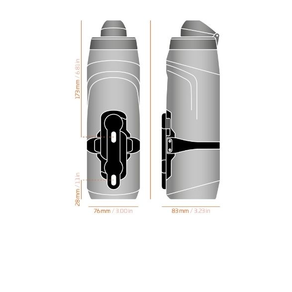 Fidlock TWIST bottle 800 + bike base - Mighty Velo